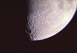 Mondkrater am Südpol mit Clavis