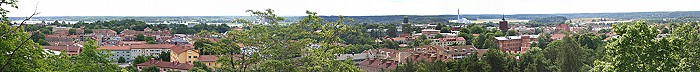 Nyköping / klick für Panorama 3400x350 Pixel, 250kb